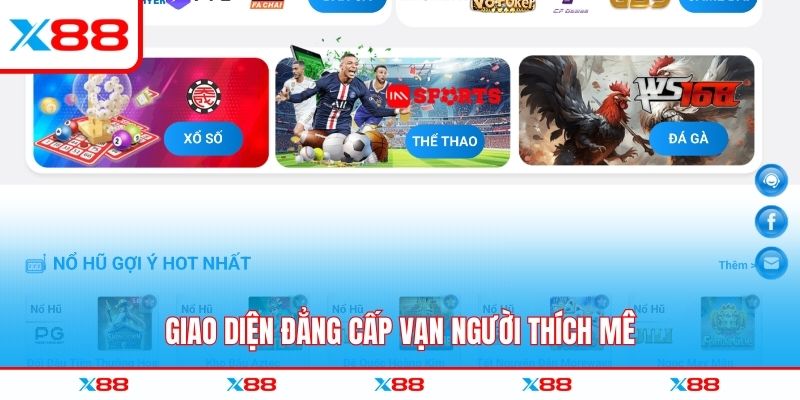 Giao diện đẳng cấp vạn người thích mê